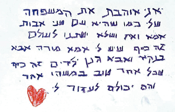 מכתב שכתבה אוריין לחברי הכנסת