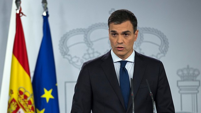 פדרו סנצ'ס ראש ממשלת ספרד (צילום: AP)
