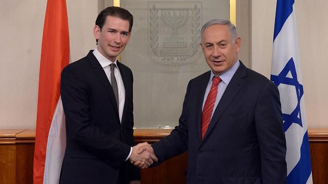 Kurz meets with Netanyahu in Jerusalem