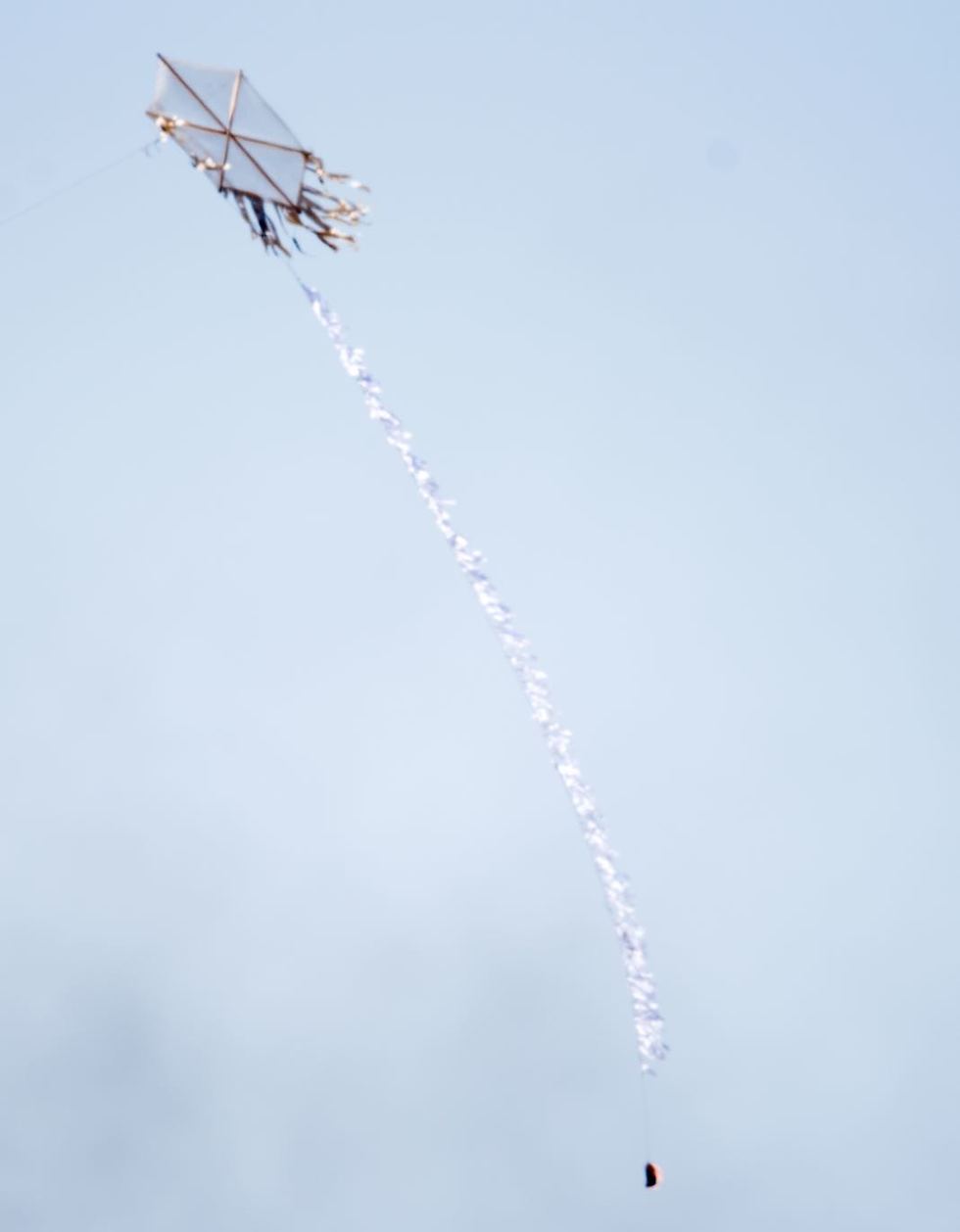 An incendiary kite (Photo: IDF Spokesman's Office)