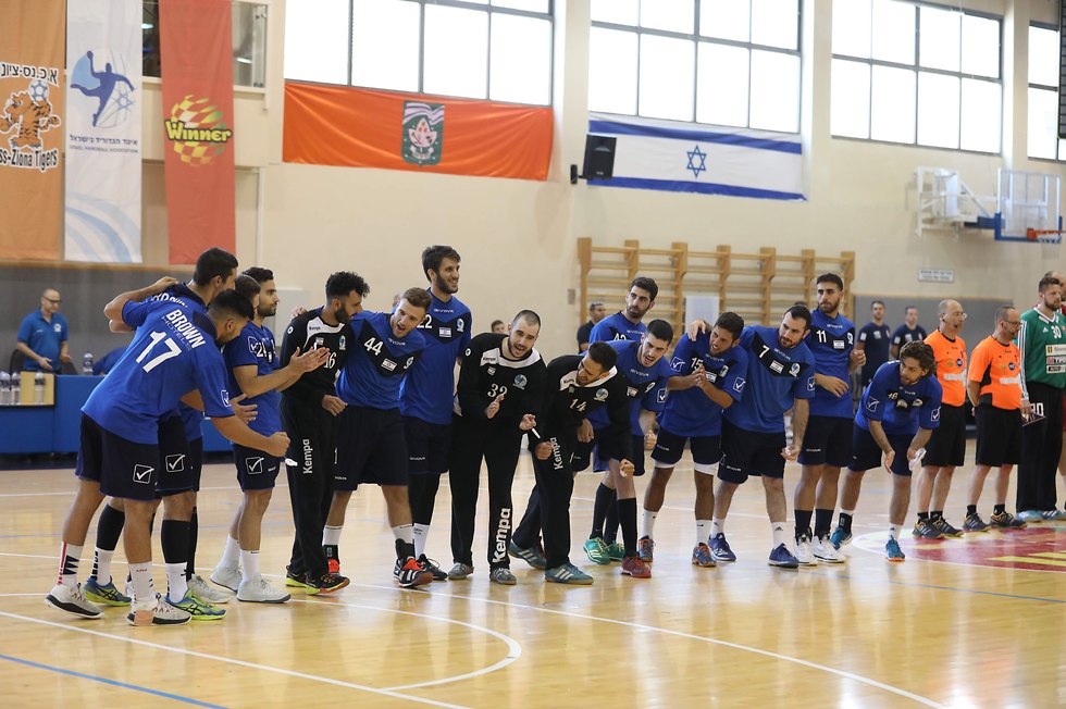 נבחרת ישראל בכדוריד (צילום: הדר ואן קולא, איגוד הכדוריד)