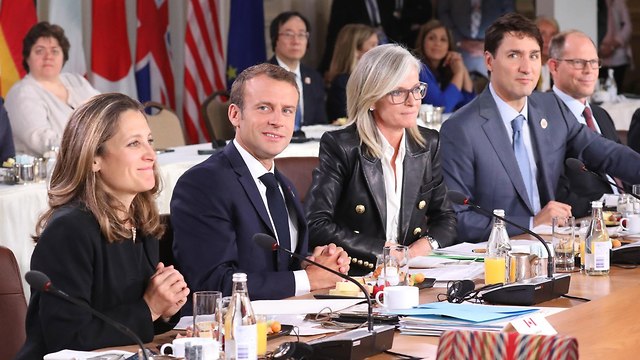 דונלד טראמפ ועידת G7 קנדה ארה