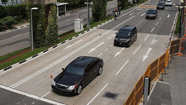 Kim Jong-un's convoy (Photo: Reuters)