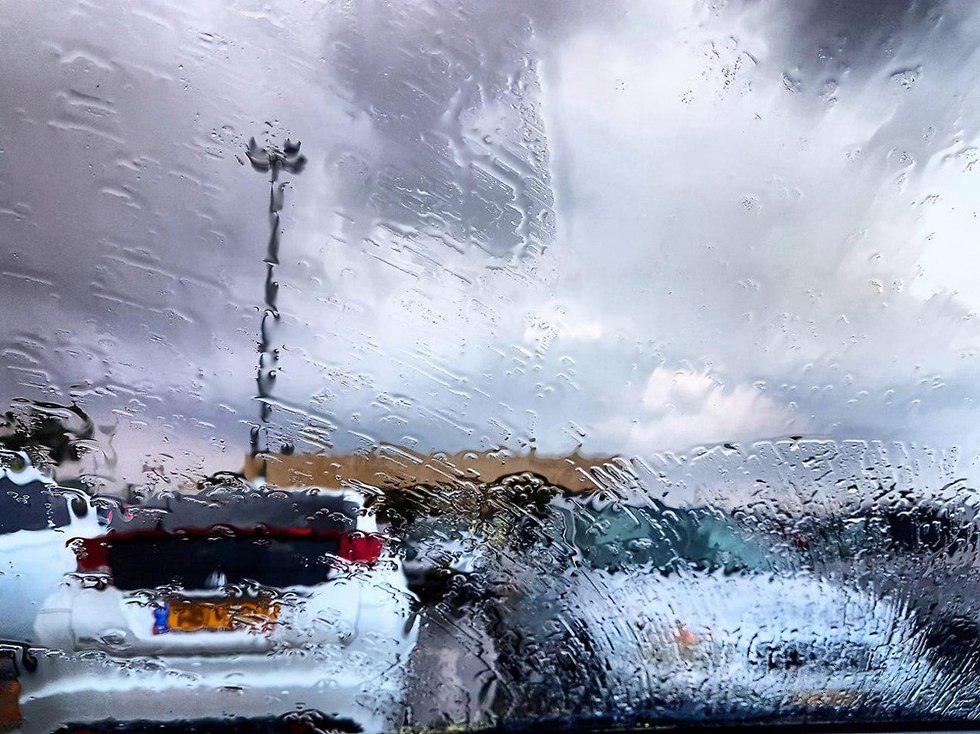 Дождь в Ашкелоне. Фото: Ана Полански