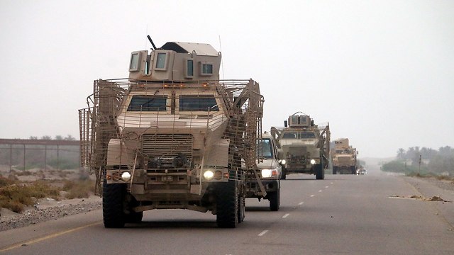 סעודים מתקפה מבצע ניצחון הזהב תימן (צילום: EPA)