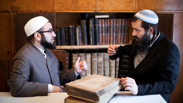 Salahuddin Barakat, left, and Moshe-David HaCohen