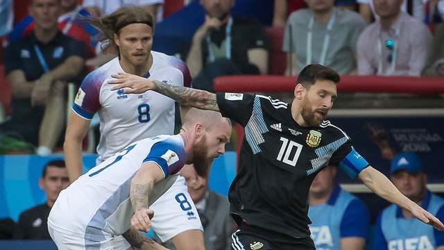 Матч Аргентина - Исландия. Фото: Оз Муалем