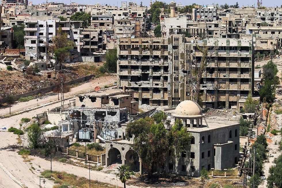 דרעא סוריה מלחמה (צילום: AFP)