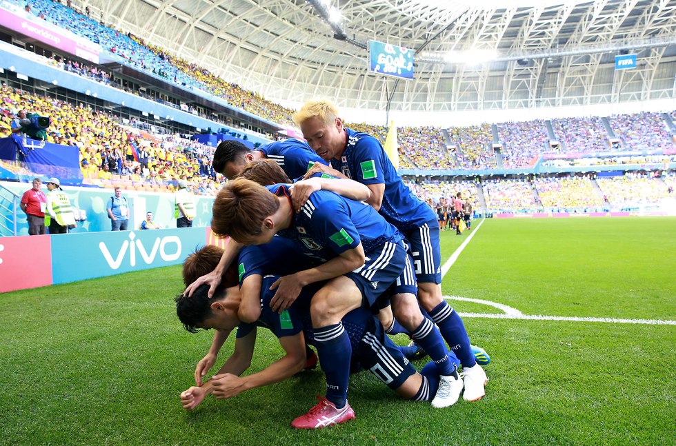 שינג'י קגאווה נבחרת יפן (צילום: AP)