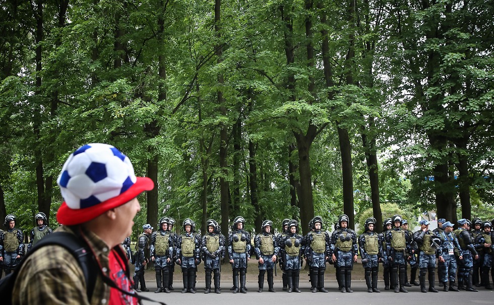 משטרה שוטרים אבטחה חיילים רוסיה מונדיאל 2018 (צילום: עוז מועלם)