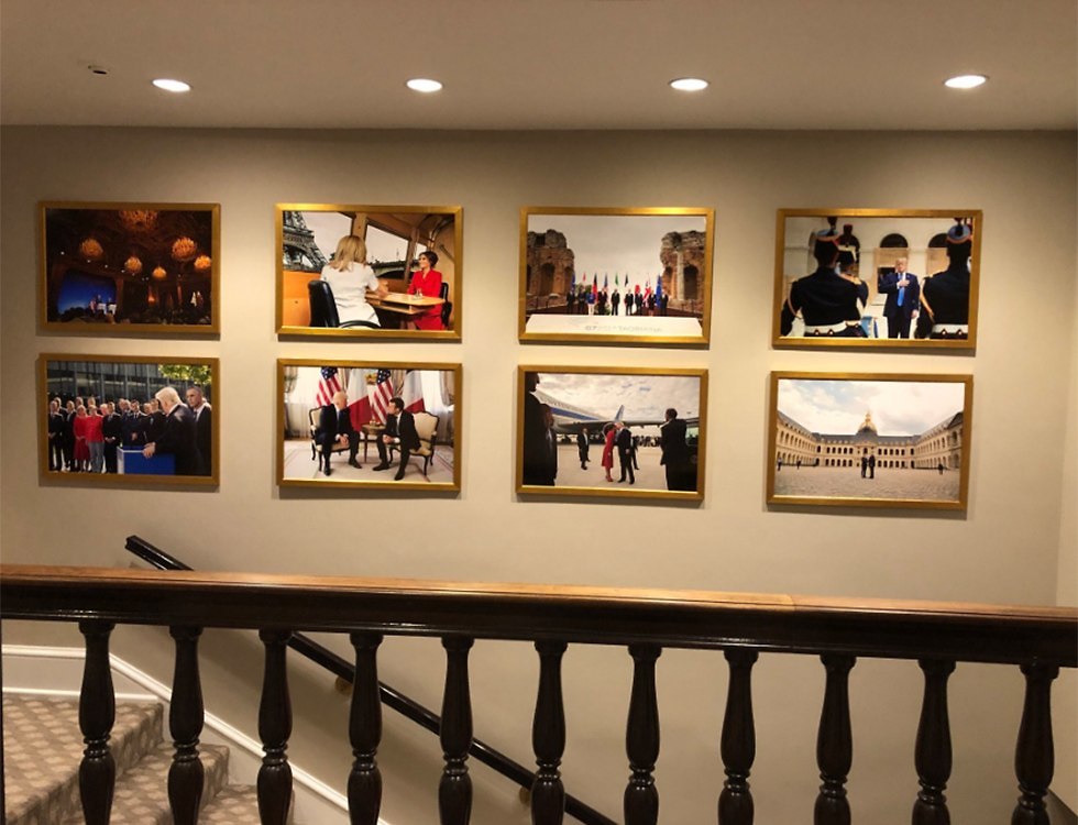 תמונות של ביקור עמנואל מקרון בבית הלבן הוחלפו בתמונות של קים ג'ונג און  ארה