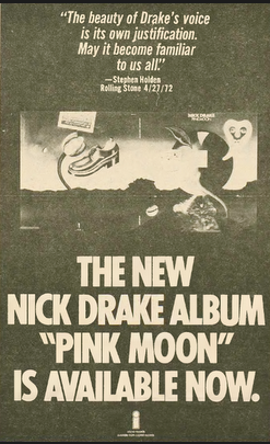 כרזת האלבום של ניק דרייק Pink Moon ()