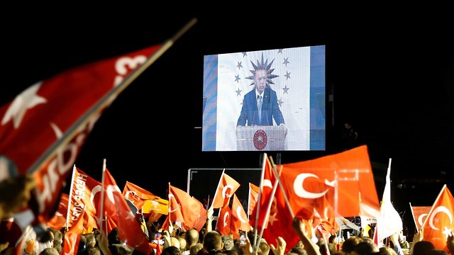 טורקיה בחירות רג'פ טאיפ ארדואן ניצח (צילום: רויטרס)