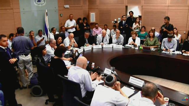 The committee debate (Photo: Knesset Spokesperson’s Office)
