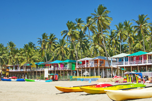 חוף פאלולם. נחשב לאחד החופים היפים והפסטורליים בהודו  (צילום: Shutterstock)