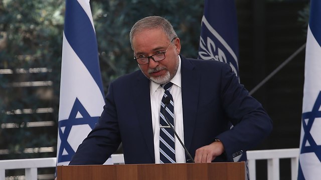 Defense Minister Avigdor Lieberman (Photo: Ohad Zwigenberg)