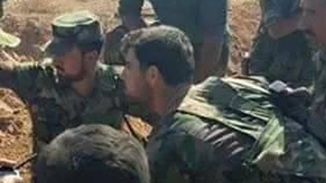 Сирийская армия в районе Даръа