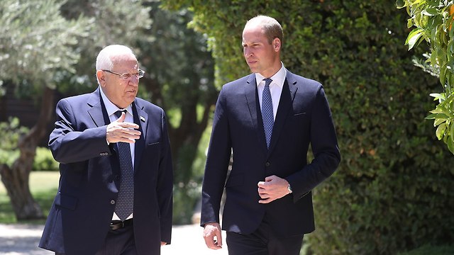 The Prince with President Rivlin (Photo: MCT)