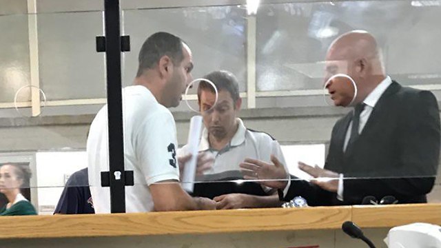 שרון דגני בבית המשפט בתל אביב ()