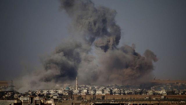 Syrian army bombardments in Deraa (Photo: AFP)