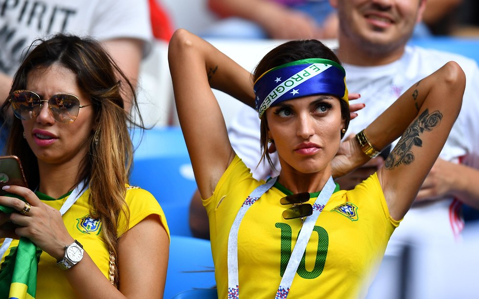 אוהדות נבחרת ברזיל (צילום: רויטרס)