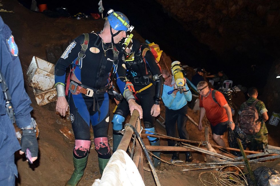 Спасательная операция в Таиланде. Фото: EPA