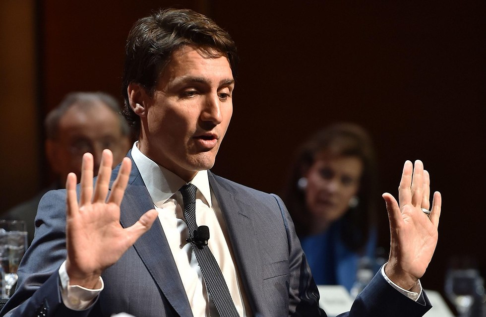 ראש ממשלת קנדה ג'סטין טרודו (צילום: AFP)