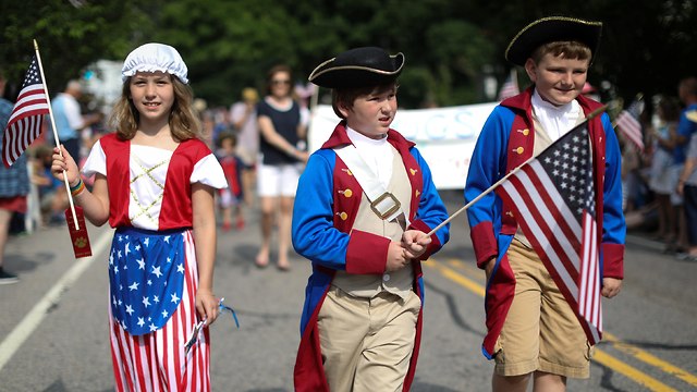 חגיגות יום העצמאות האמריקני בניוברי בדרום קרוליינה (צילום: רויטרס)