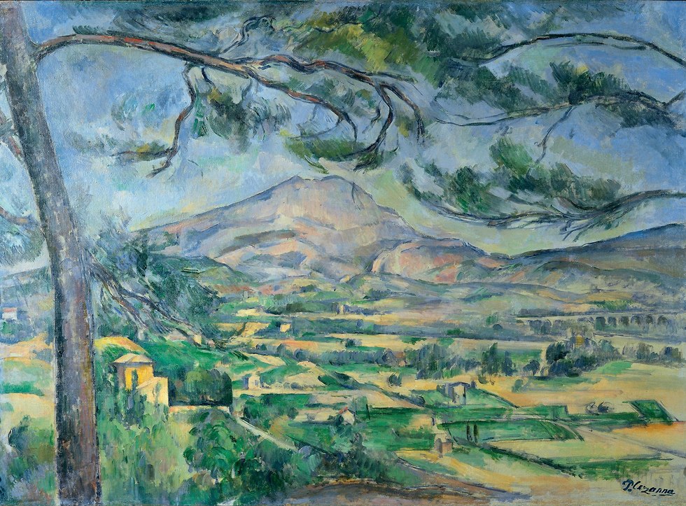 Montagne Sainte-Victoire with Large Pine by Paul Cézanne