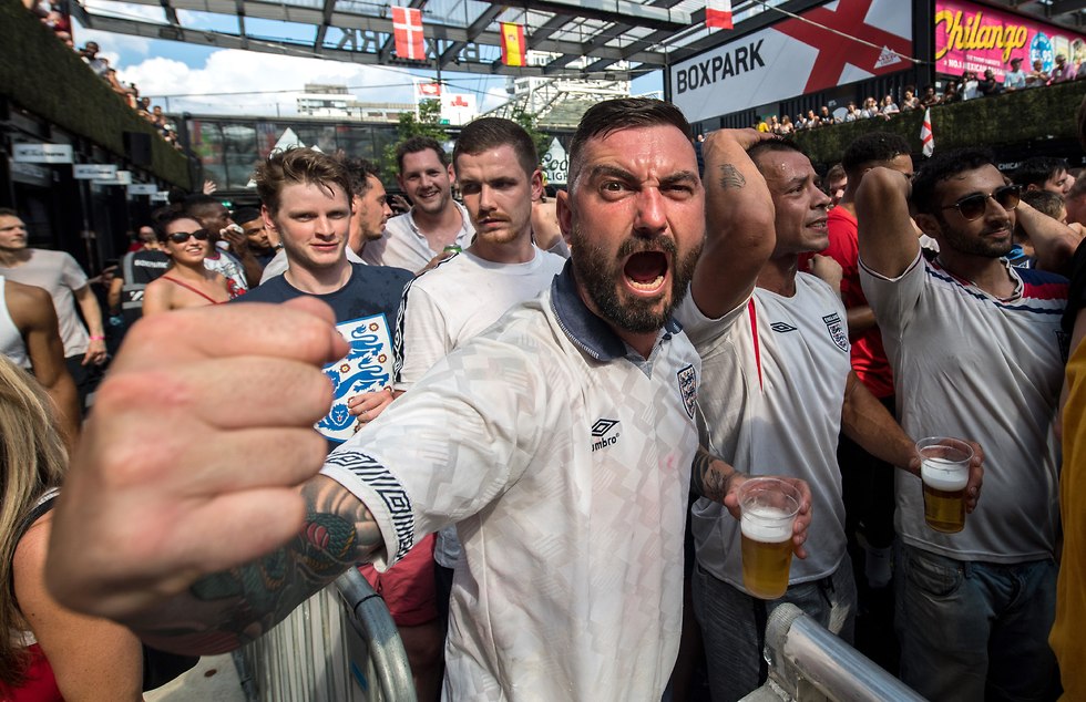 אנגליה אוהדים מונדיאל (צילום: Getty Images)