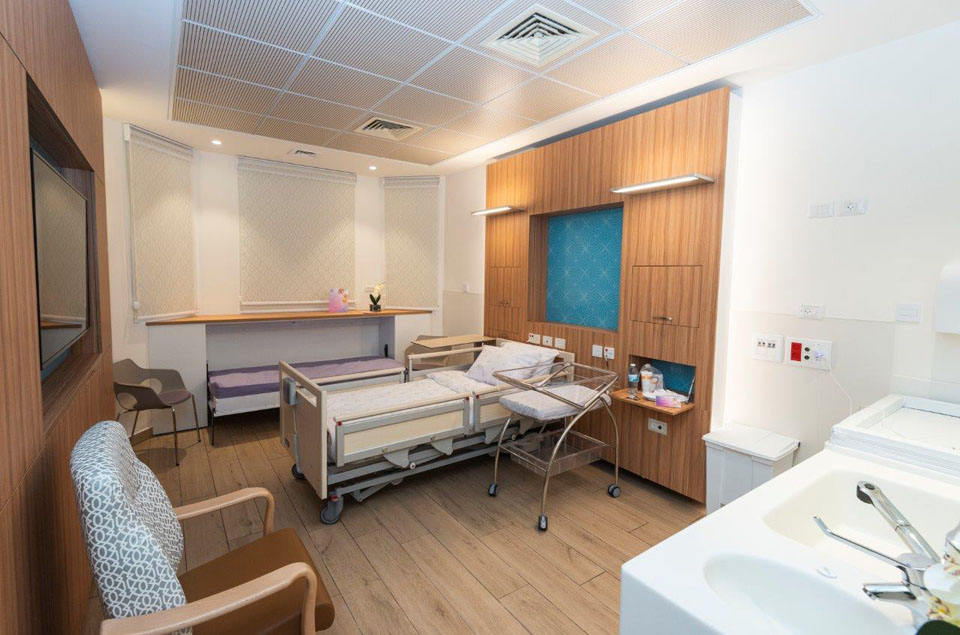 Родильная палата в новом отделении. Фото: пресс-служба больницы "Ихилов"