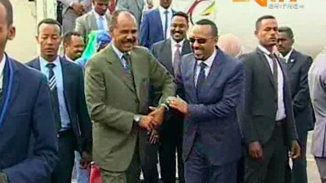 מנהיגי אתיופיה אריתריאה אריתראה פגישה היסטורית הסכם שלום (צילום: AP)