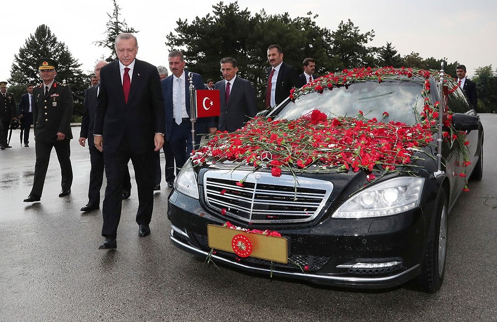 Президент Турции Реджеп Тайип Эрдоган перед церемонией присяги. Фото: AFP