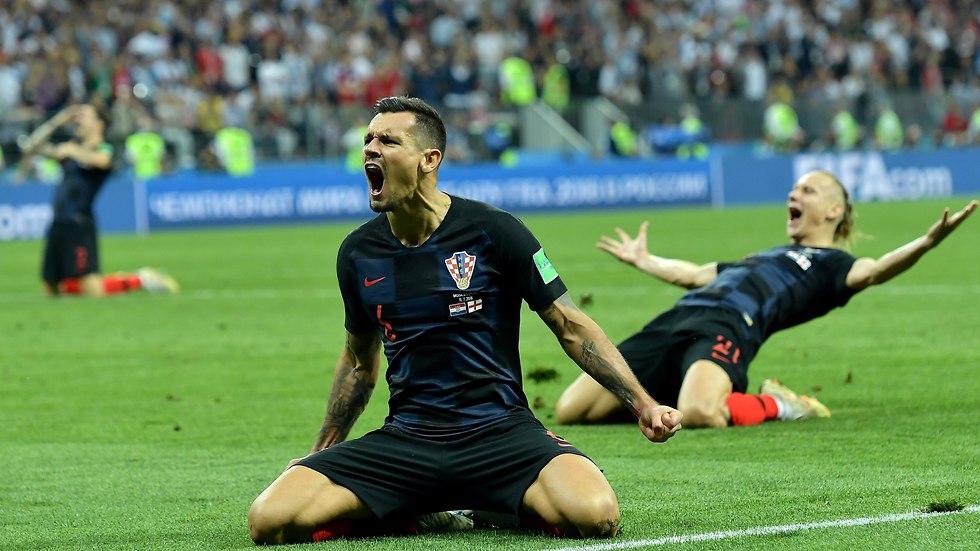 קרואטיה נגד אנגליה (צילום: AFP)
