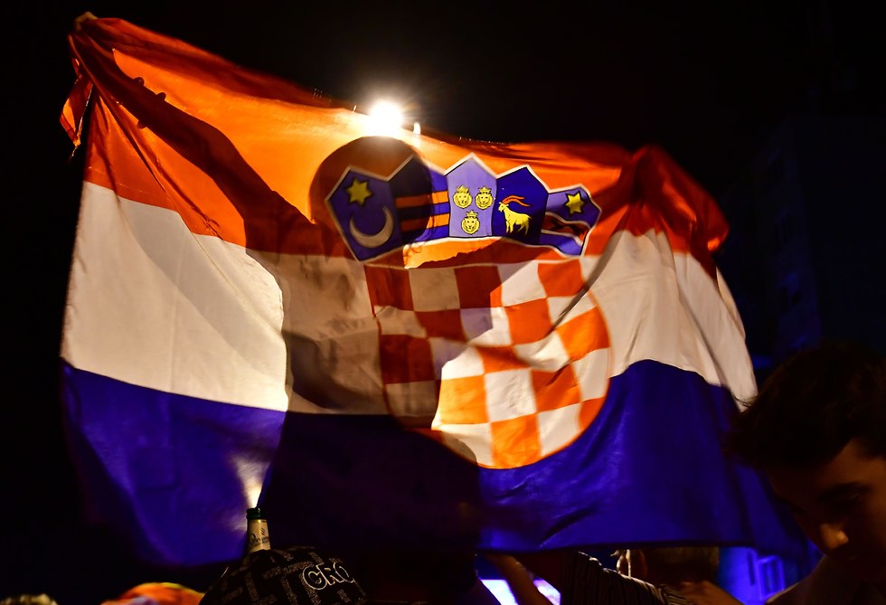 אוהדי נבחרת קרואטיה זאגרב (צילום: AFP)