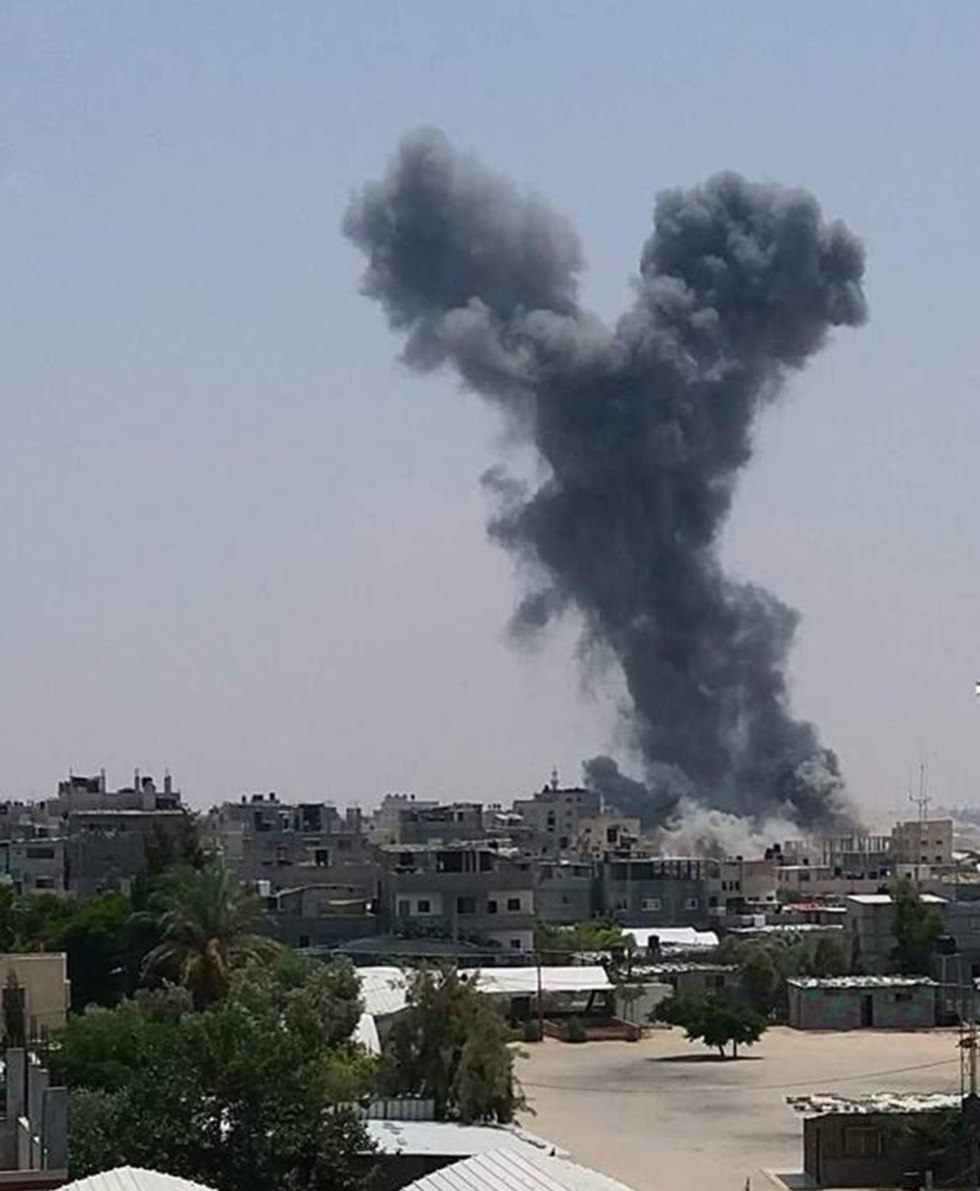 IAF bombardment in Rafah