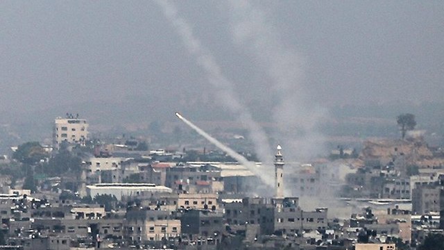Rocket fired from Gaza Strip (Photo: AFP)