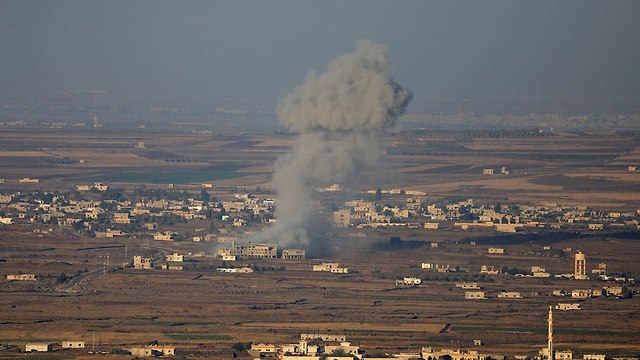 הפצצות צבא אסד בקוניטרה סוריה (צילום: רויטרס)