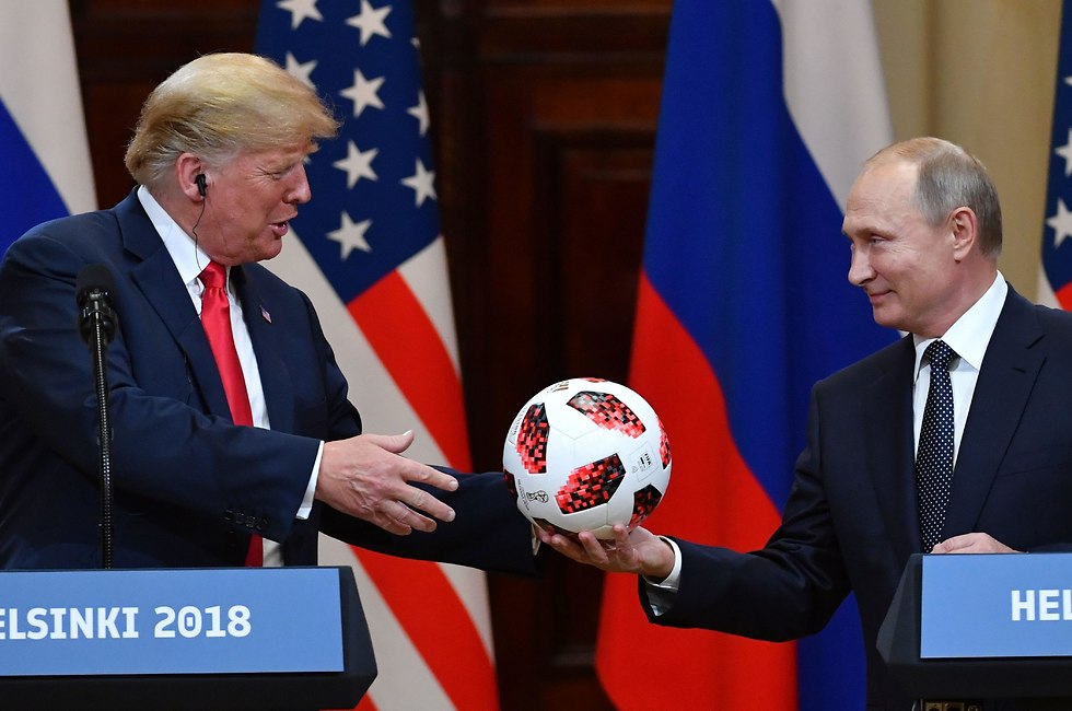 דונלד טראמפ ולדימיר פוטין  (צילום: AFP)