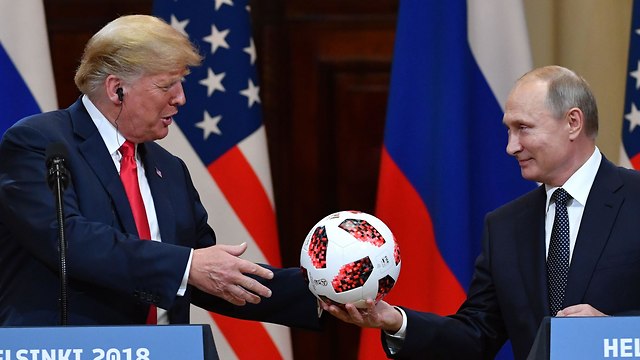 Putin and Trump in Helsinki, July 2018 (Photo: AFP)