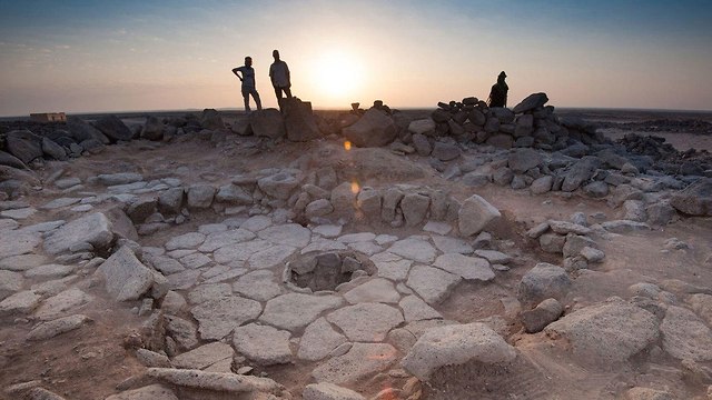 אתר ארכיאולוגי המדבר השחור ירדן הפיתה העתיקה בעולם לחם פיתה (צילום: רויטרס)