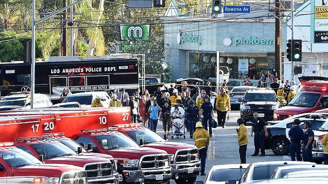 אירוע ירי במרכול בלוס אנג'לס (צילום: AFP)