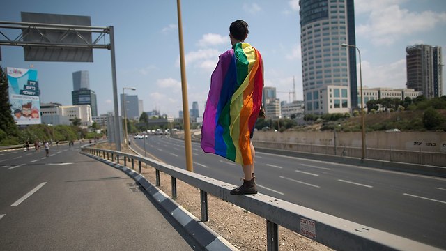 מחאת הקהילה הגאה תל אביב (צילום: AP)
