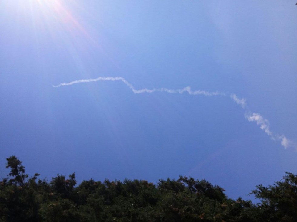 שיגור טיל פטריוט בגולן (צילום: יוני לובלינר)