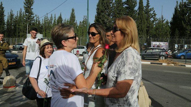 לאה גולדין וזהבה שאול (צילום: מוטי קמחי )