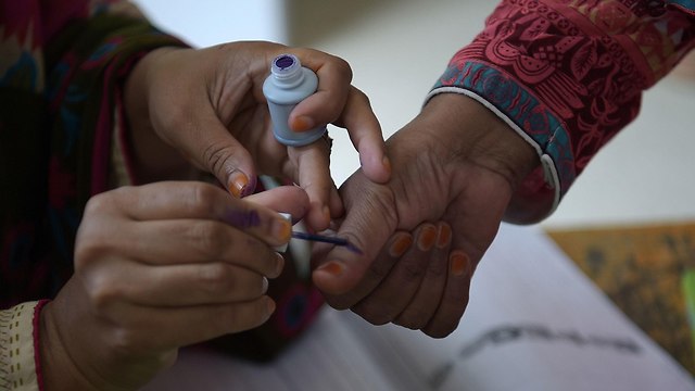 פקיסטן בחירות  (צילום: AFP)