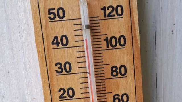 מד טמפרטורה בשער הגולן  (צילום: ענת שילה לשם )
