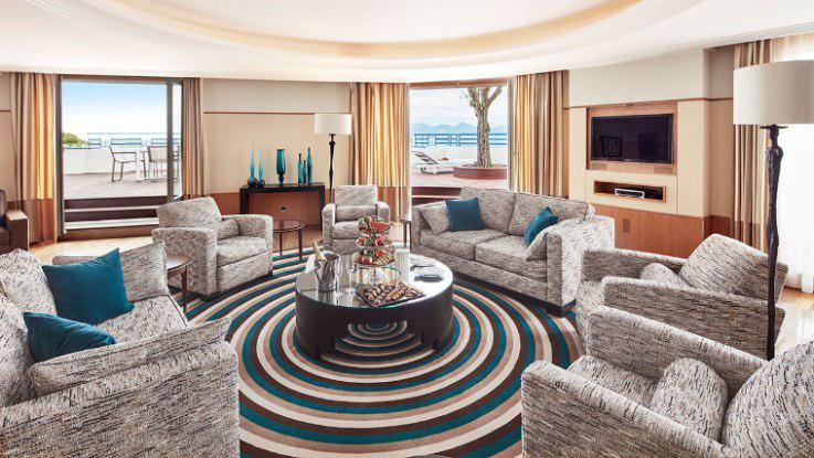 סוויטת הפנטהאוז של מלון גרנד הייאט קאן מרטינז (Grand Hyatt Cannes, Martinez) (צילום מתוך אתר המלון)