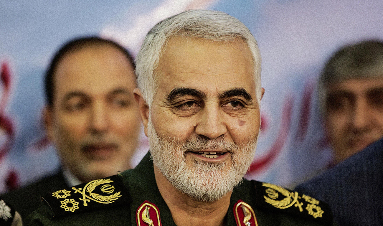קאסם סולימאני סולימני מפקד כוח קודס משמרות המהפכה איראן (צילום: MCT)
