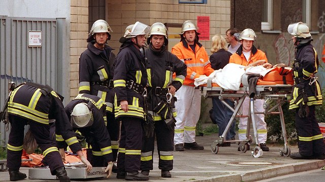 Dusseldorf train station attack, July 2000 (Photo: AFP)